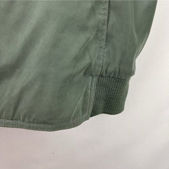 Faconnable Jacket Men Large Green Fullzip Dad Casual Bomber Coat Windbreaker Y2K - Picture 15 of 16